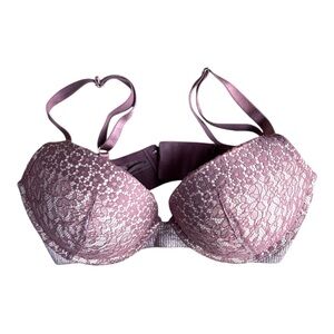 Victoria's Secret Purple Push-Up Bra with Lace